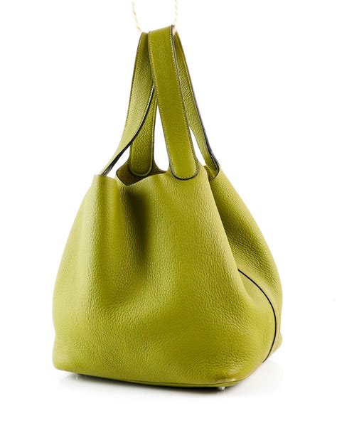 hermes olive green picotin